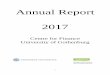 CFF Annual report 2017 - Göteborgs universitet · 3 Research 2017 – Annual Report Centre for Finance research catalogue University of Gothenburg, May 2018 CONTENTS 1. Research