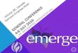 LAY DELEGATE PRESENTATION FOR GC 2016 - Emerge MCC 2016 · LAY DELEGATE PRESENTATION FOR GC 2016 Metropolitan Community Churches meet as a denomination every three (3) years at a