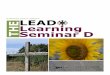 SE Minnesota, Cohort 1, Seminar D LEAD THE Learning Seminar D · Because when you find your joy, you will lead with joy. When you lead with joy, it will infect your ministry with