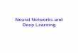 Neural Networks and Deep Learning - CSE - IIT Kanpur€¦ · Neural Networks and Deep Learning . Example Learning Problem . Example Learning Problem ... –Radial basis functions