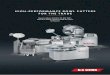 HIGH-PERFORMANCE BOWL CUTTERS FOR THE TRADE · HIGH-PERFORMANCE BOWL CUTTERS FOR THE TRADE Bowl cutters CM 50, 70, 90, 120 L Vacuum bowl cutters VCM 65, 120 L Software. THE PERFECT