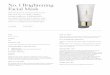No. 1 Brightening Facial Mask - Beautycounter€¦ · No. 1 Brightening . Facial Mask. This nutrient-rich mask instantly revives dull, tired skin, ... nutrient-rich mask instantly