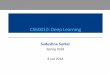 CS60010: Deep Learningsudeshna/courses/DL18/lec1.pdf · • Knowledge of calculus and linear algebra ... Use machine learning to discover not only the mapping from representation