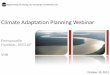 Climate Adaptation Planning WebinarClimate Adaptation Planning Webinar Emmanuelle Humblet, LEED AP VHB. October 10, 2012
