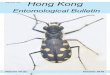 Entomological Bulletin - hkentsoc.orghkentsoc.org/bulletin/HKEB10(2)Oct18.pdf · Hong Kong Carabidae Latreille, 1802 (Coleoptera: Adephaga), with notes on the historic boundaries