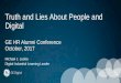 Truth and Lies About People and Digital - Defaultgpsadvantage.com/gealumni/presentations...• Leverage the network effect through killer applications Critical capabilities for success