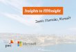 Insights to HDInsight - PwC€¦ · Highest availability guarantee in the industry ... top analysts Forrester Wave for Big Data ... integrated platforms* •Recognized for its cloud-first