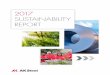 2017 SUSTAINABILITY REPORT - AK Steel AK Steel... · AK Steel 2017 Sustainability Report. I’m pleased to share our newly expanded 2017 Sustainability Report with you. From an environmental