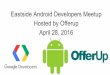 Eastside Android Developers Meetup Hosted by Offerup April 28, …files.meetup.com/17404842/Eastside Android Lightning... · 2016-05-04 · 13 Common Mistakes 7. Using poorly designed