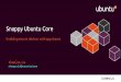 Snappy Ubuntu Core - 7xi8kv.com5.z0.glb.qiniucdn.com7xi8kv.com5.z0.glb.qiniucdn.com/Snappy Ubuntu Core introduction... · Docker on snappy ubuntu core We can install docker onto snappy