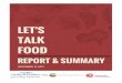 Let’s Talk Food - WordPress.com · 2018-02-27 · 1 Let’s Talk Food Executive Summary Let’s Talk Food was hosted by the PEI Food Security Network, in partnership with the City