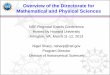 Overview of the Directorate for Mathematical and Physical Sciences … · 2013-03-20 · Overview of the Directorate for Mathematical and Physical Sciences NSF Regional Grants Conference
