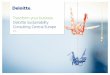 Transform your business Deloitte Sustainability Consulting ... · Deloitte Sustainability Consulting Central Europe The Sustainability Consulting Central Europe Deloitte team is composed