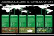 AGRICULTURE & CIVILIZATION · 2014-08-25 · Egyptian civilization emerged in the Nile River Valley a bit later. By around 3200 BCE, civilizations in the Fertile Crescent were using