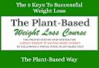 Sales Video #1 The 5 Keys To Weight Loss The Plant-Based Way …5+Keys+To... · Weight Loss The Plant-Based THE PROVEN STEP-BY-STEP SYSTEM FOR Weight Loss Course LOSING WEIGHT & HAVING