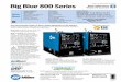 Big Blue 800 Series - Miller · 2 Big Blue ® 800 Series Features Big Blue 800 Duo Pro model shown 20,000 watts of pure generator power. Plug in an extra Miller® inverter-based power