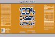 100% Casein Complex MICELLAR CASEIN BASED CASEIN COMPLEX resources.t- 100% Casein Complex is a Micellar