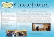December 2014 Volume 18 Coaching connectionsSchool in Charlotte, North Carolina, delivered the keynote presentation. Ford is the 2012-2013 Charlotte-Mecklenburg Schools Teacher of