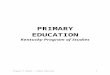 PRIMARY€¦  · Web viewEDUCATION. Kentucky Program of Studies Primary Education. The primary program is that part of the Kentucky education system in which children are enrolled