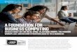 A Foundation for Business Computing · The modern workplace is defined by mobility, connectivity, and scalability. Individuals require a premium computing experience anytime and anyplace
