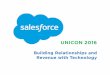 UNICON Salesforce Deck Final 120116...Salesforce Implemented in 2016 Peter Methot Managing Director Salesforce User 3+ Years Ann Herring Sr. Director, Executive Education Salesforce