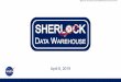 Sherlock Demo 2019 v13 ScreenShots - NASABig Data System + Spark + Jupyter • Big Data Cluster provides enormous processing power • Spark is a large scale distributed data processing