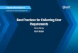 Best Practices for Collecting User Requirements · 2015 Esri Federal GIS Conference--Presentation, 2015 Esri Federal GIS Conference, Best Practices for Collecting User Requirements,
