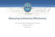 Measuring Architecture Effectiveness · 4 DI2E Services View 4 22 April 2015 3.1.1 Define and Prioritize Requirements3.2.1 Asset Management 3.3.1 GEOINT Processing 3.4.1 GEOINT Analysis