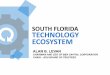 SOUTH FLORIDA TECHNOLOGY ECOSYSTEM · 2019-03-15 · what’s missing 2732 1. a cohesive technology ecosystem 2. a major research institution leading the effort 3. a local and national