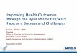 Improving Health Outcomes through the Ryan White HIV/AIDS ... · Improving Health Outcomes through the Ryan White HIV/AIDS Program: Success and Challenges Harold J. Phillips, MRP