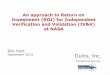 An approach to Return on Investment (ROI) for …...Dulos, Inc. Exceptional Service An approach to Return on Investment (ROI) for Independent Verification and Validation (IV&V) at