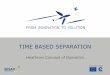 TIME BASED SEPARATION - European Commission · 2016-09-22 · Introduction • Aim - Improve landing rate resilience to headwind conditions on final approach • How - Change from