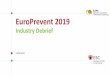EuroPrevent 2019 - escexhibition.org...EuroPrevent 2019 at a glance 3 congress days 1202 Delegates from 65 countries 195 Faculty 55 sessions 4 lecture rooms ... potential transition