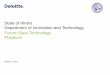 State of Illinois Department of Innovation and Technology Future State Technology Playbook · 2016-07-21 · 2 Introduction In Q1 2016, the State of Illinois launched an IT Transformation