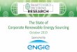 The State of Corporate Renewable Energy Sourcing · This report continues our exploration of insights into renewable energy procurement. Respondents ... PepsiCo, Inc. PetSmart, Inc