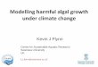 Modelling harmful algal growth under climate change · Harmful Algal Blooms • The term “algal blooms” invokes notions of (only) photoautotrophy • In reality, and other than