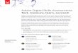 Adobe Digital Skills Assessments Test, measure, …...Adobe Digital Learning Services Digital is changing at lightning pace, and teams need a way to calibrate skills and target learning