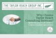 Why Choose Taylor Reach Consulting Services? · effectiveness and efficiency of their call center operation” – Corporate VP of Marketing and Sales, Republic Services, Inc. “…TRG’s
