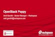 OpenStack Poppy€¦ · OpenStack Poppy Amit Gandhi - Senior Manager – Rackspace amit.gandhi@rackspace.com • Multi Tenant REST API ... 6 The Poppy Mission To provide a generic,