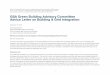 GSA Green Building Advisory Committee Advice Letter on ... Grid Integration... · The vision of a smart, two-way grid interacting with smart, grid-responsive buildings provides the