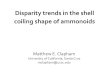 Disparity trends in the shell coiling shape of ammonoids ... Disparity trends in the shell coiling shape