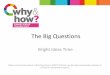 The Big Questions - Primary Science Teaching Trust · 2020-03-16 · The Big Questions Bright Ideas Time ... understand that one small grain of sand has a fixed . shape. 11. States