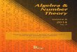 Algebra & Number Theory - web.ma.utexas.edu · We also use a new patching construction, gluing together tropicalizations of different rational functions in a ﬁxed algebraic linear