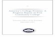America’s College Promise: A Progress Report on Free … · 2015-09-09 · 1 America’s College Promise: A Progress Report on Free Community College Executive Summary Nearly a