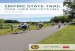 EMPIRE STATE TRAIL - Government of New York · CHAMPLAIN CANALWAY HUDSON RIVER VALLEY ERIE CANALWAY LEGEND Sample Trail User Estimate Locations Proposed Empire State Trail Off-Road