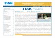 December 2015 Volume 10, Issue 12 TIMES · 2018-04-10 · TIAK TIMES December 2015 Volume 10, Issue 12 INSIDE THIS ISSUE: TIAK Day on the Hill 2 TIAK DOH Sponsorships 3 TIAK DOH Reception