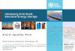 Advancing Grid-Scale Electrical Energy Storage€¦ · Advancing Grid-Scale Electrical Energy Storage Erik D. Spoerke, Ph.D. 1 2nd NELHA Conference on Energy Storage Trends and Opportunities