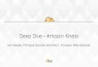 Deep Dive Amazon KinesisDeep Dive –Amazon Kinesis Ian Meyers, Principal Solution Architect - Amazon Web Services Analytics Amazon Kinesis Managed Service for Real Time Big Data Processing