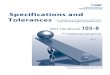 National Institute of Specifications and Tolerances8. Specifications and Tolerances for Field Standard Weight Carts . These specifications and tolerances are recommended as minimum