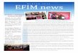 W I N T E R 2 0 1 5 EFIM newsefim.org/system/files/downloads/efim_winter_newsletter_2015-fin.pdf · International Exhibition Center “Crocus Expo” October 14th through 16th, 2015